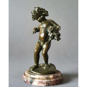 Bronze Statuette Of Bacchus Child