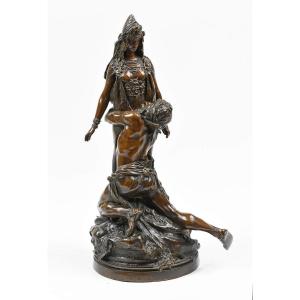Théodore Rivière (1857-1912) - “salammbô Et Matho” Or “carthage”