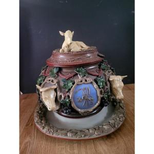 Punch Tureen From Villeroy & Boch Mettlach 19th Century