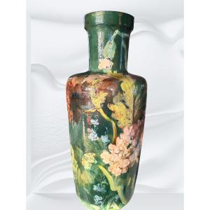 Baluster Vase. Montigny-sur-loing, 19th Century