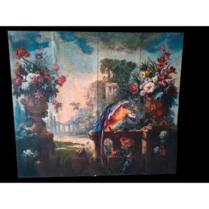 Important Painting, Oil On Canvas, 19th Century