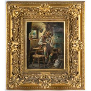 Joseph Urban (1872/1933) "the Tyrolean With The Pipe" 