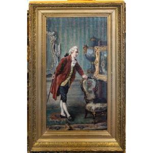 Léon Houbaer (1861/1935) The Collector Around 1880