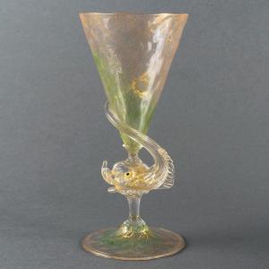 Salviati Dott Antonio 1875 Dolphin Glass (venice)