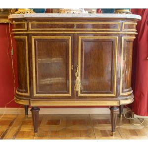 Louis XVI Style Half Moon Chest Of Drawers
