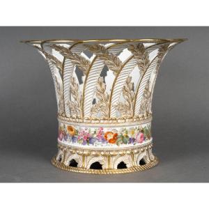 Large Sèvres Porcelain Basket 1849