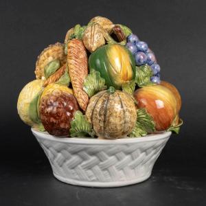 Centerpiece With Assorted Fruits, Italy (circa 1950)