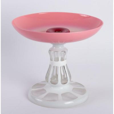 XIXth Overlay Cup + Pink Opaline