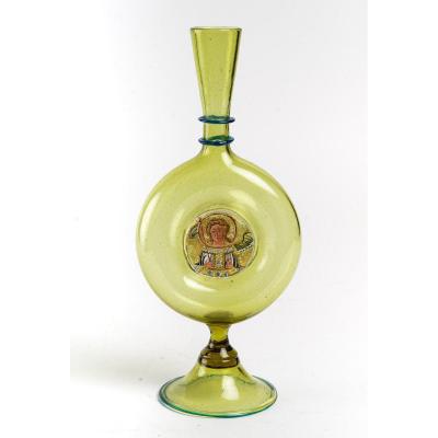 Venitian Vase Green Absinthe ( Last 18een /first 19een Century )