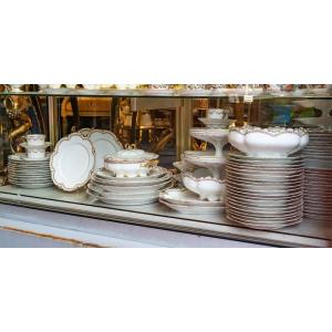 Table Service "ranson" With Roses Haviland 1890