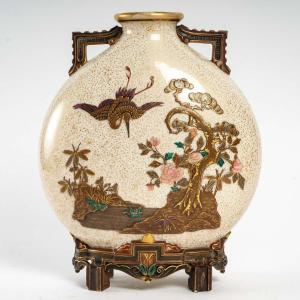 Flat Gourd "royal Worcester" 1874