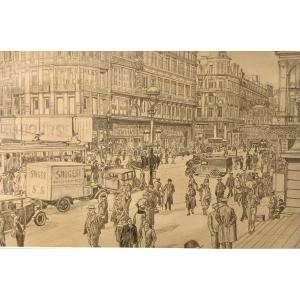 Place De La Bourse à Bruxelles