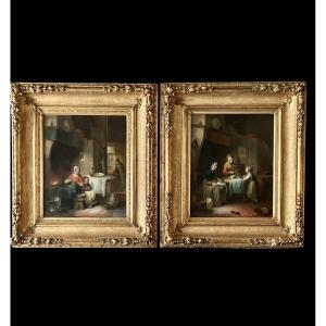 Pair Of 19th Century Paintings