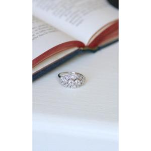 Art Deco Dome Diamond Ring