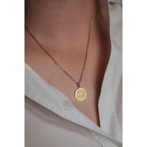 Mystic Lamb Medal In Yellow Gold 750/000 By Becker