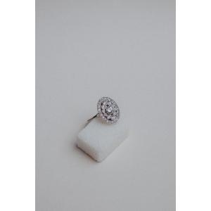 Marquise Platinum And Diamond Ring Circa 1930.