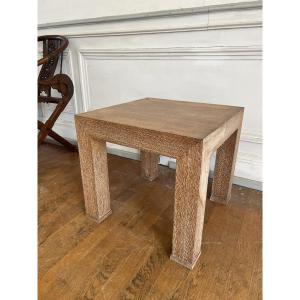 Franck Oak Coffee Table, 1940s Furniture, 20th Century Art Design 