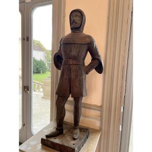 Cast Iron Statue Sculpture Medieval Character Decoration 