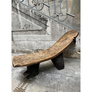 African Art, Ethnic Seat, Senufo Excision Dogon Tribal Art, Chief's Bench