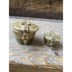 Battery Of Weights, Nuremberg, 17th Century, Bronze Measure