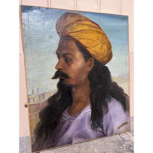 Indian Portrait Painting, Orientalist Style