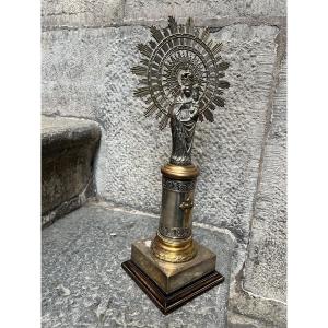Virgin And Child, Virgin Of The Pillar Of Zaragoza, Silverware, Religion