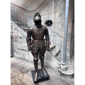 19th Century Steel Armor Medieval Knight Decorator