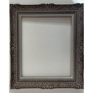Montparnasse Frame From The 1930s In Carved Wood Standard Size For 10 F Picture 55 X 46 Cm