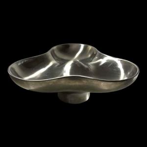 Karim Rashid For Georg Jensen, Tripartite Dish, Stainless Steel, Denmark 1970s