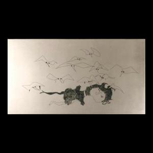 Anne Body "she Is Rotten" Engraving 1/36, Signed And Dated 1967