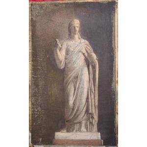 James Pradier : Genève 1790- Bougival 1852.oil On Canevas