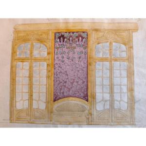 "interior Design On Rue Malzeville In Nancy." Drawing