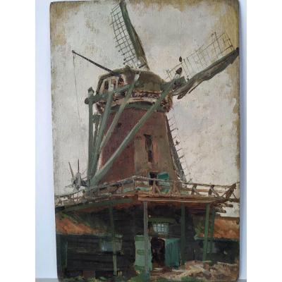 Oil On Panel By Alexandre Bailly