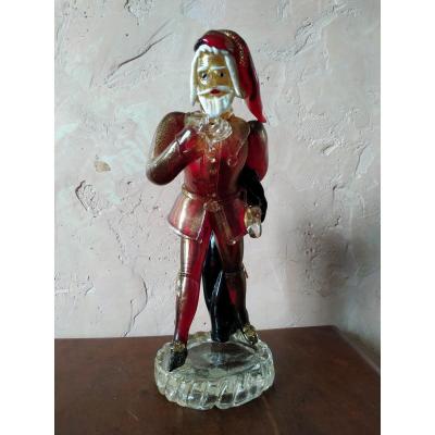 Personnage en verre de Murano