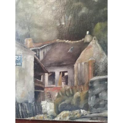 Vielle maison en banlieue de Paris