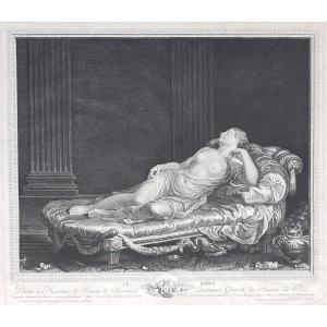 Rest After Joseph-marie Vien By Augustin-claude-simon Legrand 1785