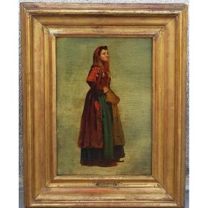 Léopold Robert (1794-1835) Young Italian Woman