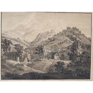 Switzerland, Village Of Mühlehorn 1820
