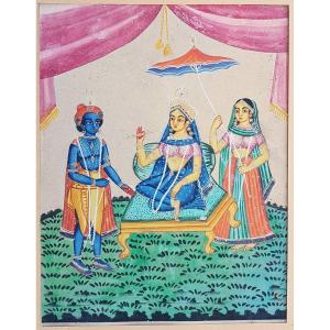 Indian School Of The 19th Indian Princess