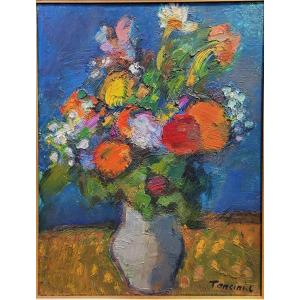 Louis Toncini (1907-2002) Vase Of Flowers