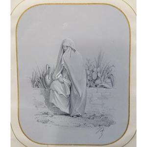 Paul Delaroche (1797-1856) Woman In The Orient