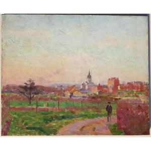 Rouen School, Late 19th Century, Character On A Path