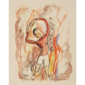 Pierre Ambrogiani (1907-1985) The Race