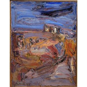 Richard Mandin (1909-2002) Landscape And House