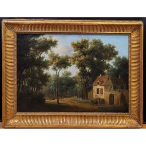 Pierre Joseph Petit (1768-1825) Animated Forest Landscape