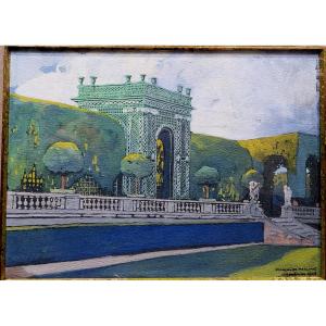   François De Marliave (1874-1953) Schönbrunn Park In Vienna