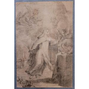 18th Century Italian School Saint Teresa Of Avila