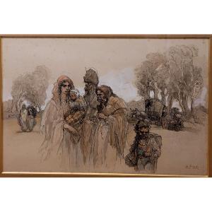 Auguste Brouet (1872-1941) The Gypsies