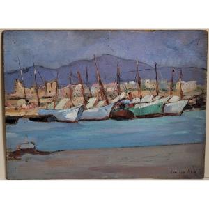 Louise Alix (1888-1980) Corsica, On The Port