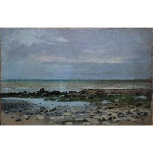 Charles Sprague Pearce (boston, 1851 - Paris, 1914) The Shore At Low Tide